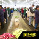 Heronair anti-fatigue matting in flower packing facility, offering slip-resistant surface for standing workers