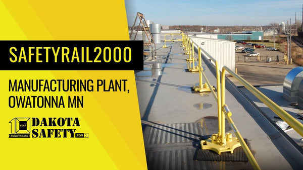 Manufacturing Plant Fall Protection Guardrail - Dakota Safety