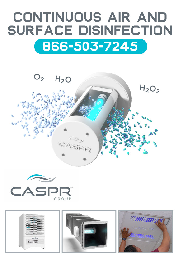 CASPR Continuous Air Purification and Surface Disinfection