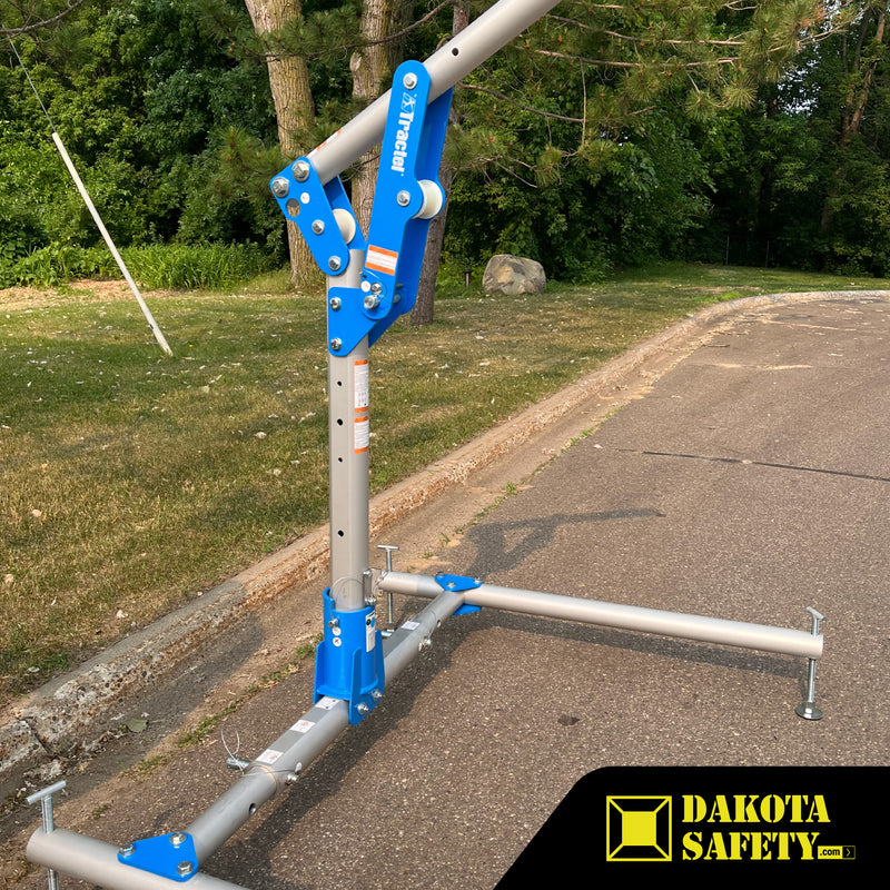 Tractel Davitrac Davit Arm for Confined Space Entry and Safe Lifting