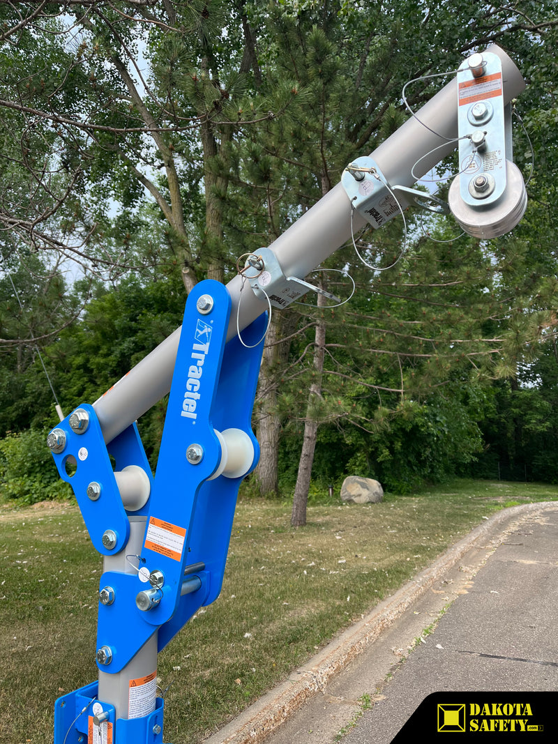 Tractel Davitrac Davit Arm for Confined Space Entry and Safe Lifting