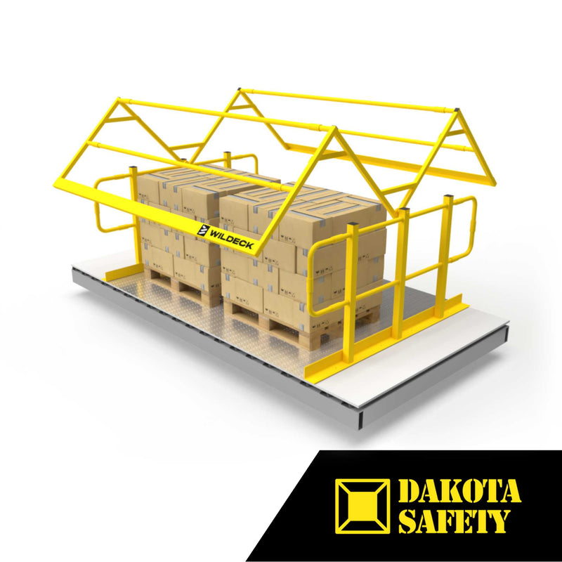 Pivot Mezzanine Safety Gate - OSHA Compliant, Adjustable Fall Protecti ...