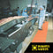 Herongripa animal fat resistant matting in meat processing facility, ensuring safe and hygienic conditions