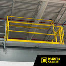 Pivot Mezzanine Safety Gate - OSHA Compliant, Adjustable Fall Protection for Elevated Platforms & Racks by Wildeck