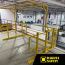 Pivot Mezzanine Safety Gate - OSHA Compliant, Adjustable Fall Protection for Elevated Platforms & Racks by Wildeck