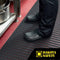 Vynagrip kitchen safety matting with certified slip resistance ASTM 1677: 1.0/0.9, showing drainage channels