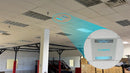 CASPR BLU Tile for Air + Surface Purification installed Acoustical Tile Ceiling Systems