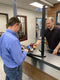 counter stand acrylic shield