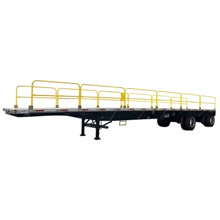 Steel Flatbed Rails Flatbed Trailer Safety Rail – Dakota Safety