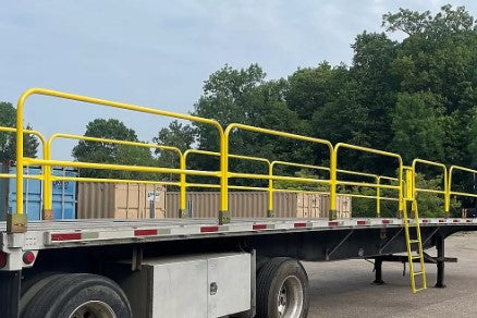Flatbed Side Rails Flatbed Trailer Safety Rail – Dakota Safety